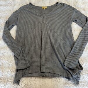 Princess Vera Wang Charcoal Long Sleeve Top